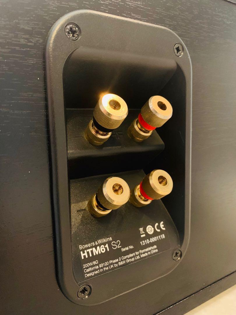 Bowers and Wilkins B&W HTM61 S2 Centre Speaker, 音響器材, Soundbar、揚聲器、藍牙喇叭