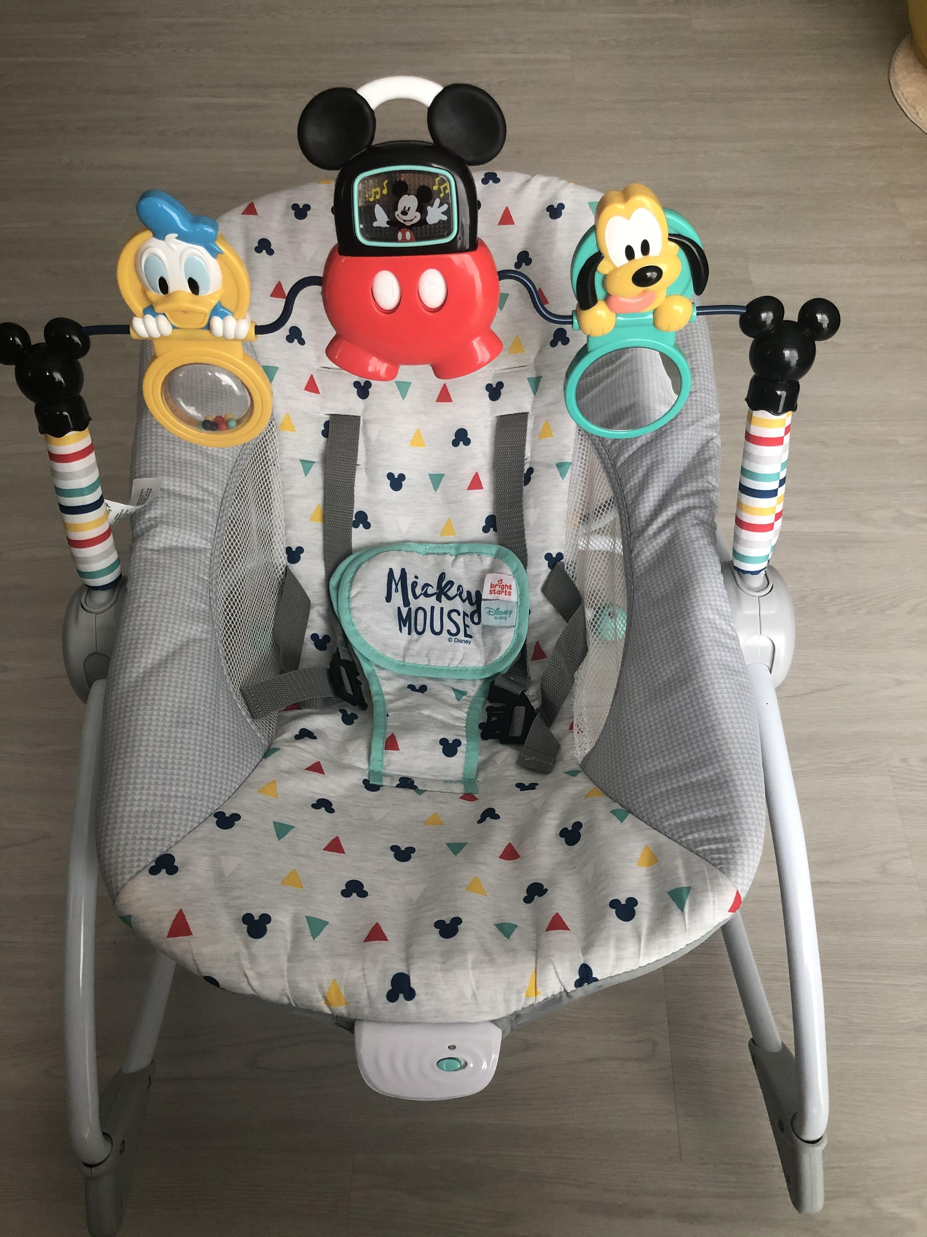 mickey mouse baby rocker