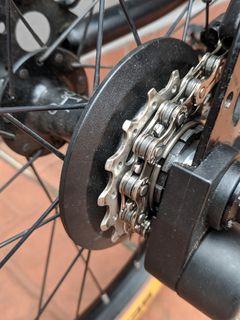 12/15t - 12/16t - 12/17t - 13/15t - 13/16t - 13/17t cogset upgrade for Brompton 2/6speed
