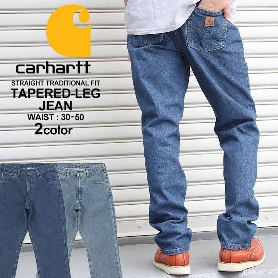 Carhartt traditional fit deals tapered leg jeans