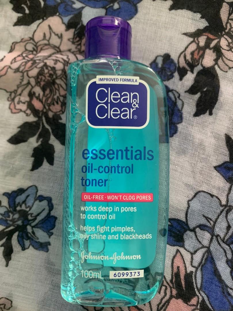clean and clear face toner