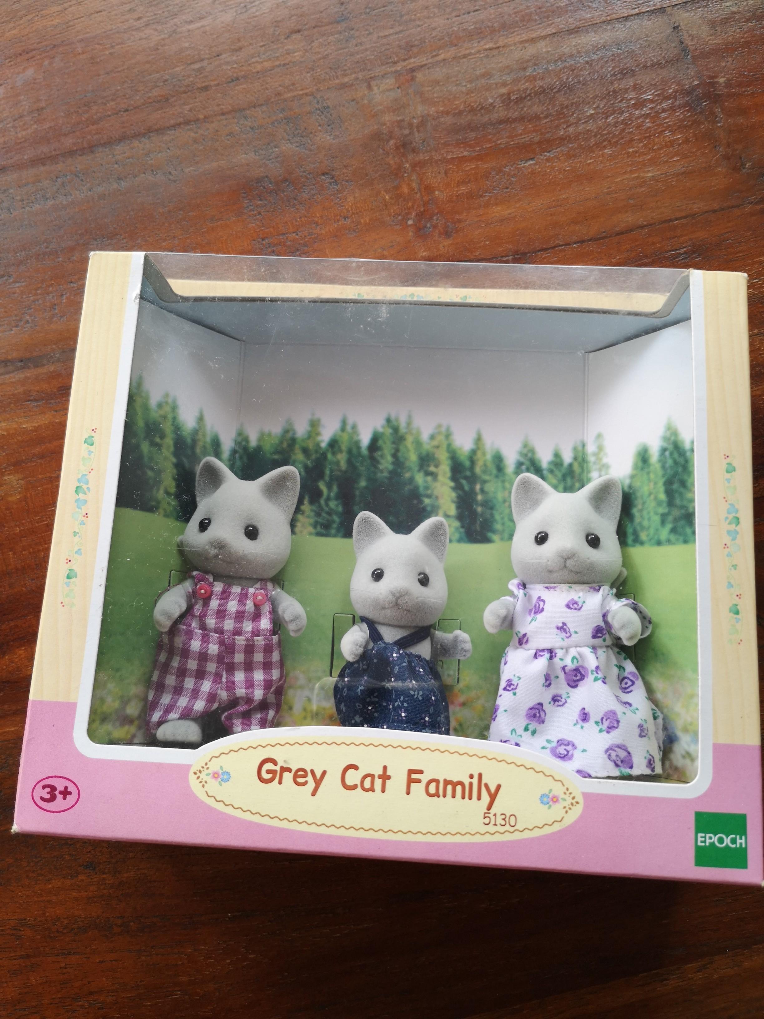 Sylvanian families discount grey cat