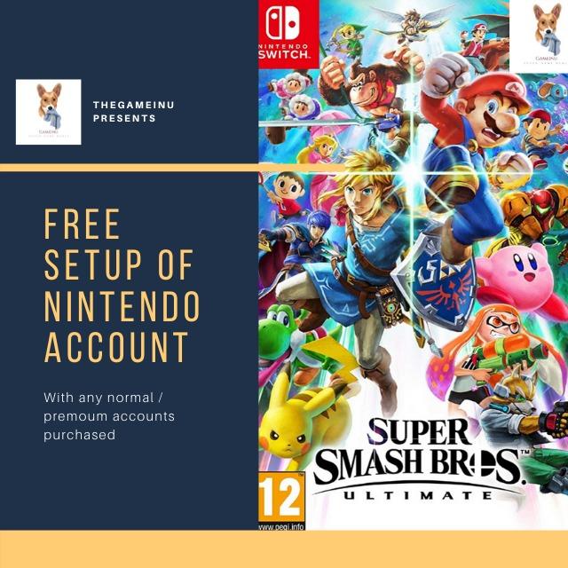 nintendo accounts free