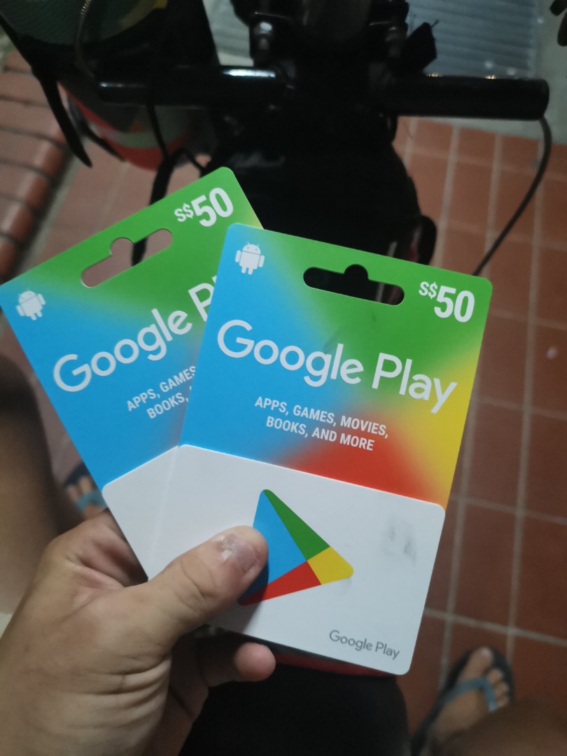 Google play card, Video Gaming, Gaming Accessories, Game Gift Cards