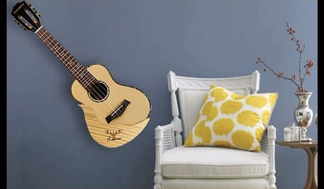Screwless guitar online wall mount