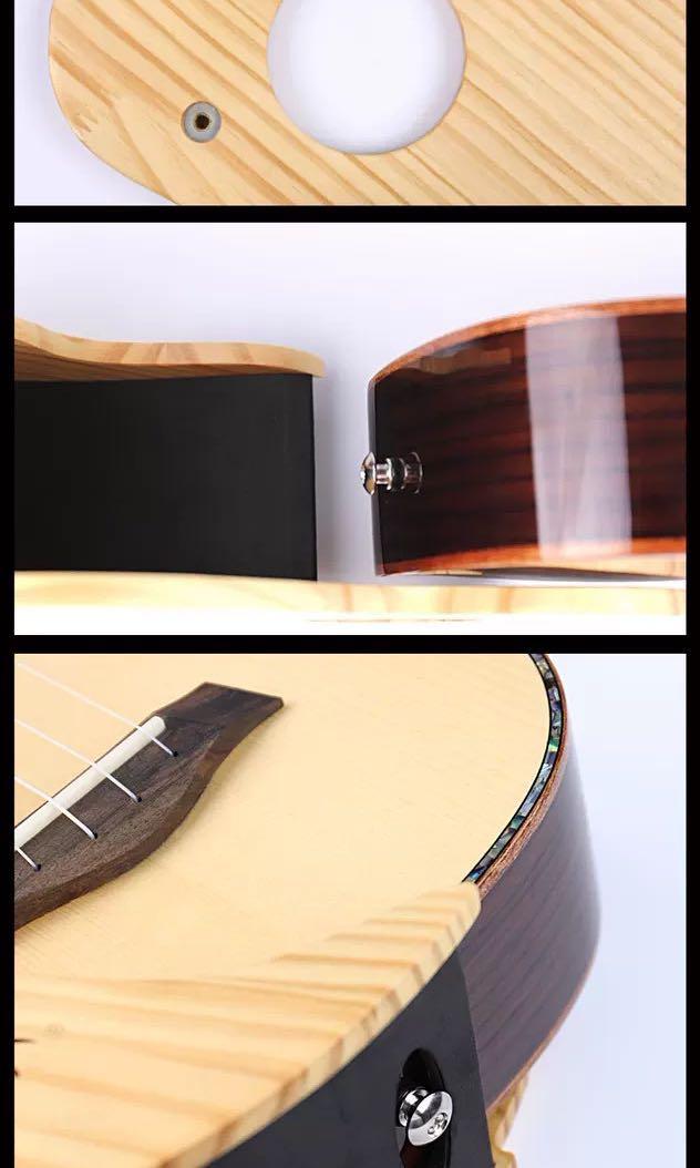 Guitar screw less wall mount display