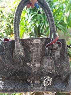 Hand bag Christian Dior (motif kulit ular)