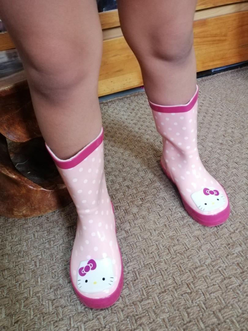 Hello kitty rain boots for kids, Babies & Kids, Babies & Kids Fashion