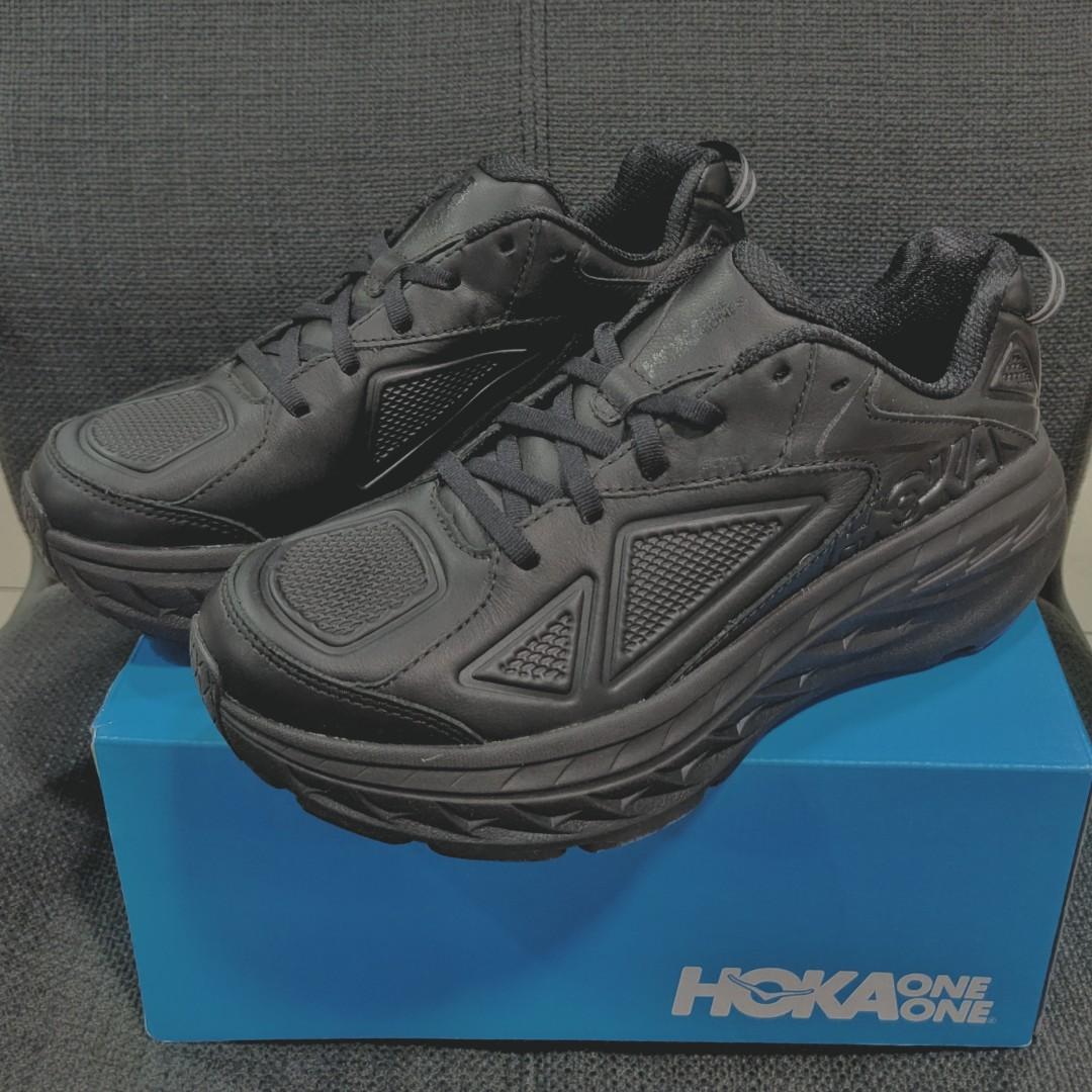 hoka bondi leather