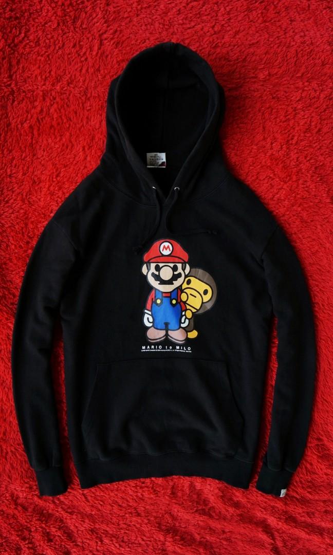 Baby milo x mario hoodie clearance
