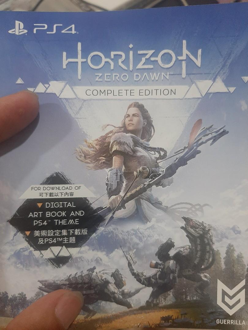 Horizon Zero Down Digital Artbook And Theme Code Video Gaming Video Games On Carousell