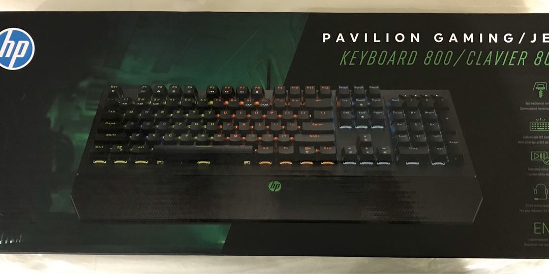 Hp Gaming Pavilion Keyboard 800 Electronics Computer Parts Accessories On Carousell