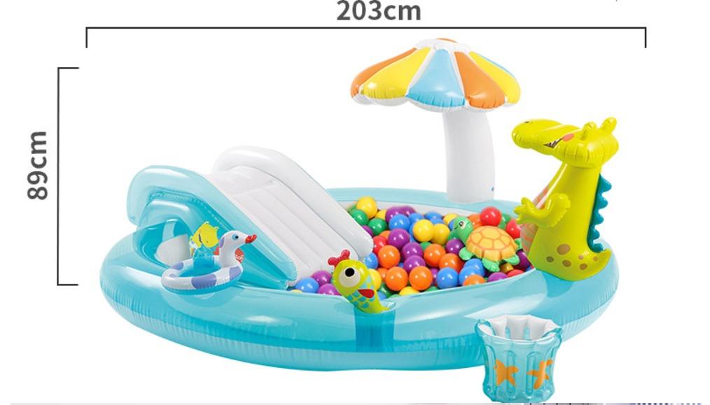 INTEX Children's inflatable ball pit, Babies & Kids, Toys & Walkers on