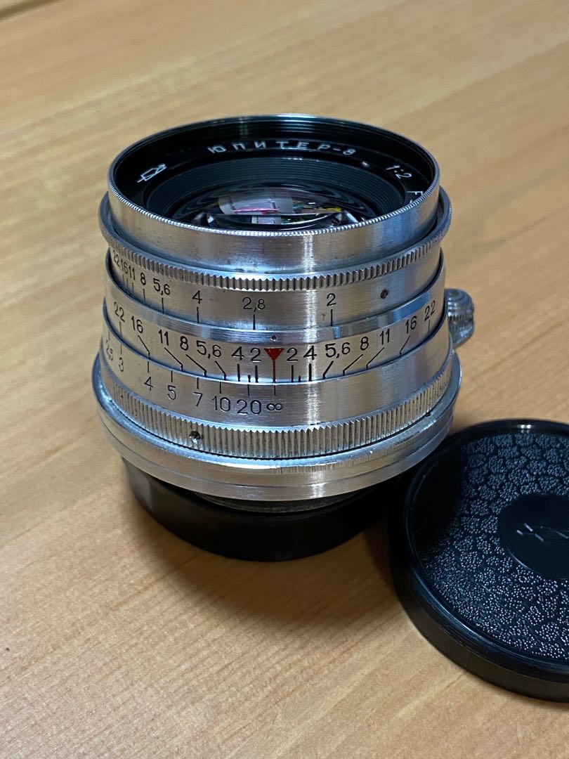 高品質の人気 最初期型 分解清掃済 02 f2 50mm Jupiter-8 レンズ(単