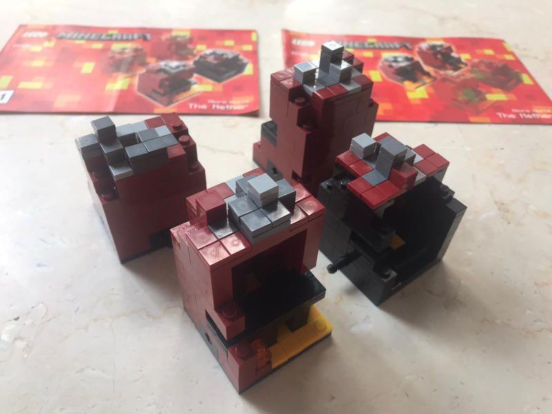 Lego Minecraft The Nether Hobbies Toys Toys Games On Carousell