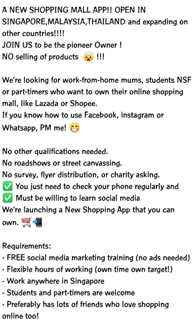 Long Term Side Income Jobs Sales Retail Marketing On Carousell