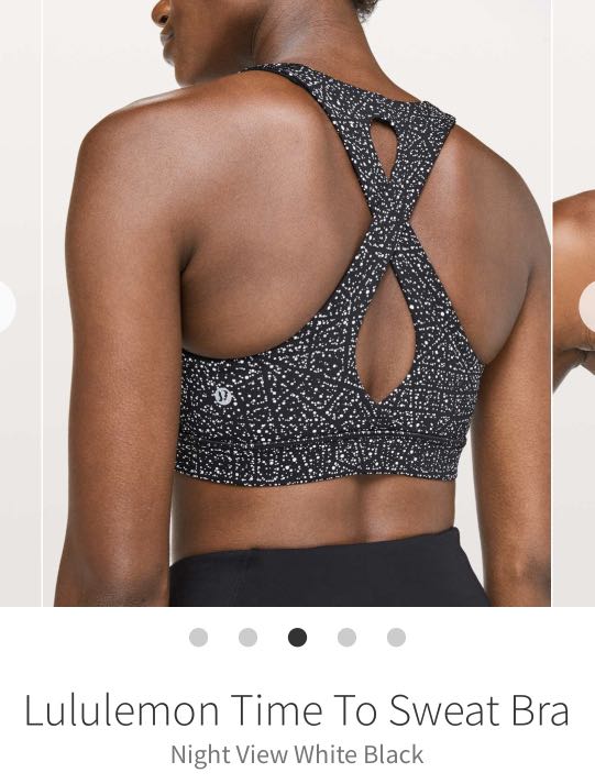 time to sweat bra lululemon