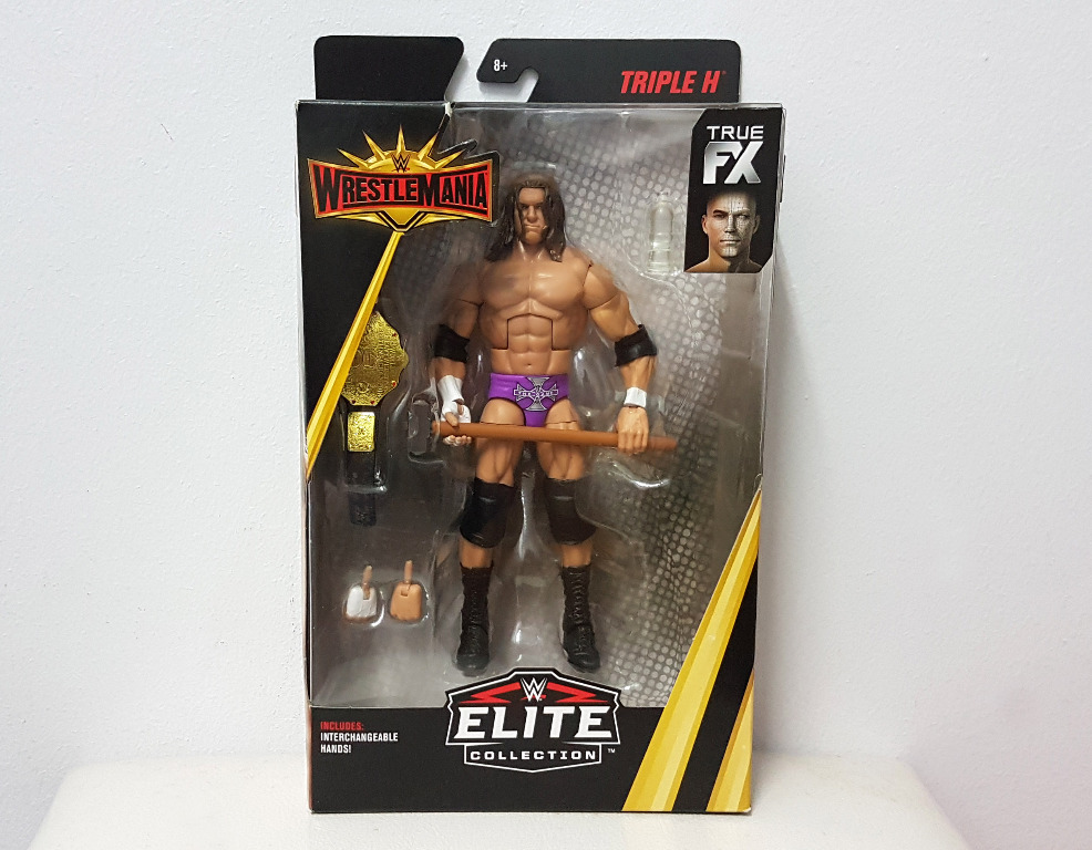 MATTEL WWE Elite Triple H True FX Head Scan Action Figure Hobbies