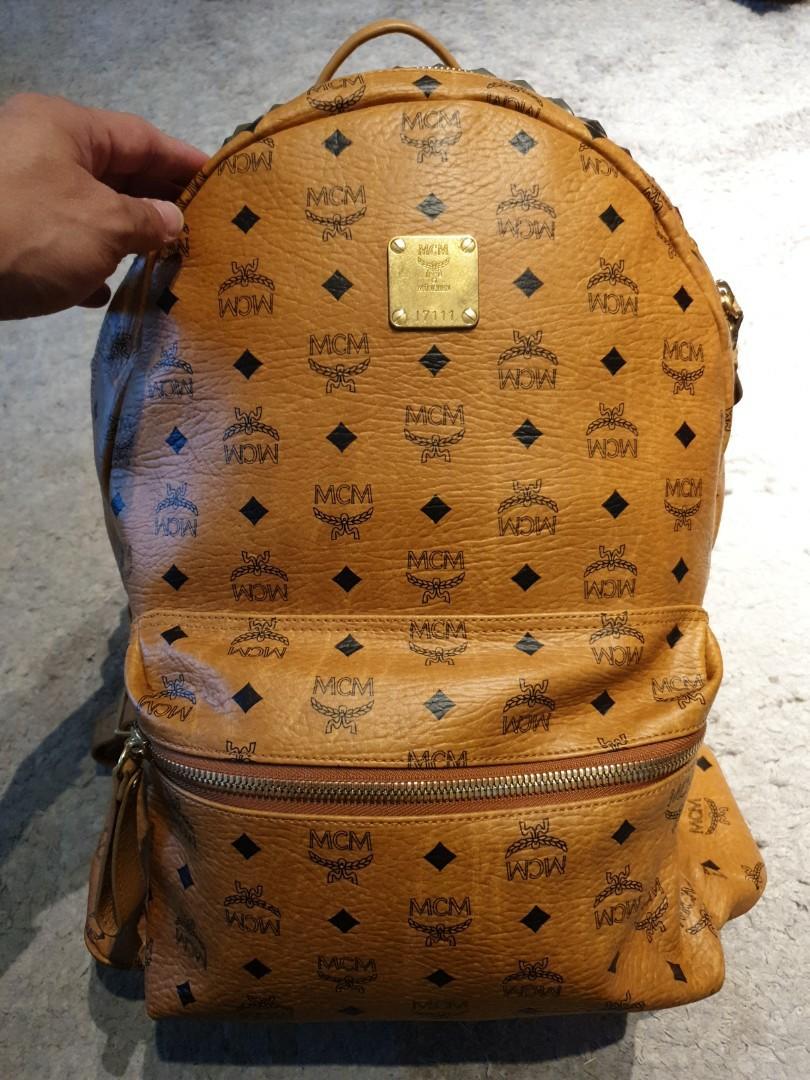 Mcm backpack cheap large size