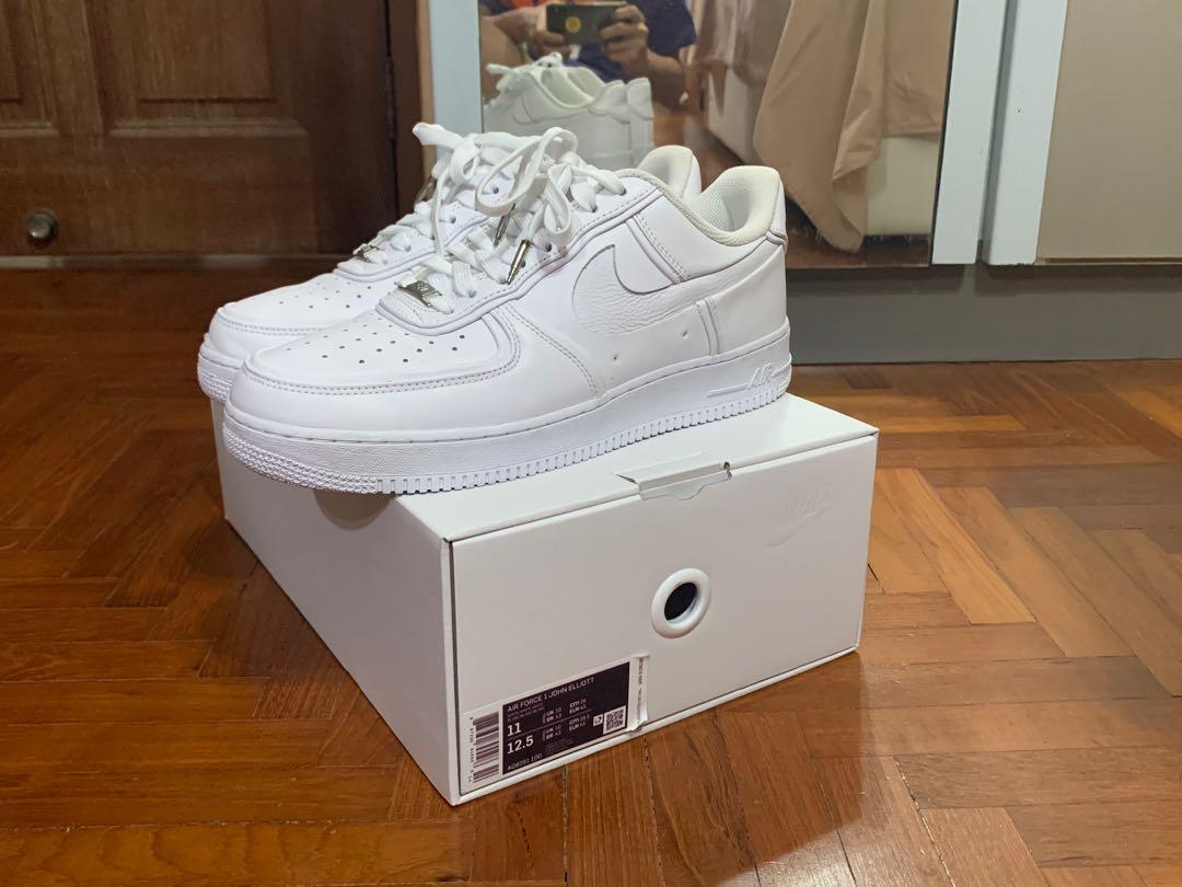 Nike Air Force 1 John Elliott white Men s Fashion Footwear Sneakers on Carousell