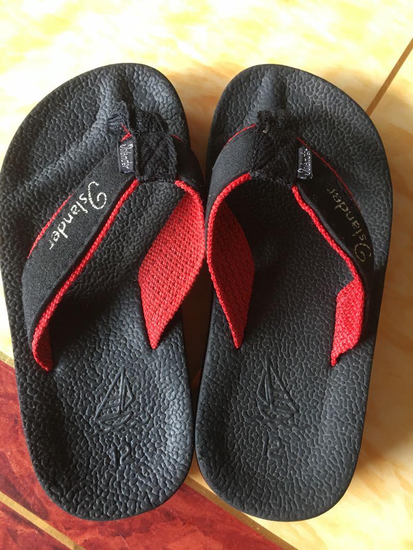 Islander slippers 2025 red
