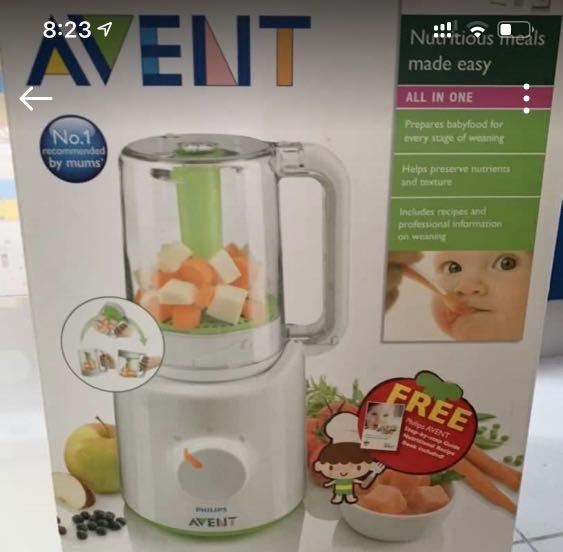 Philips Avent Combined Steamer And Blender (All in 1), Babies & Kids