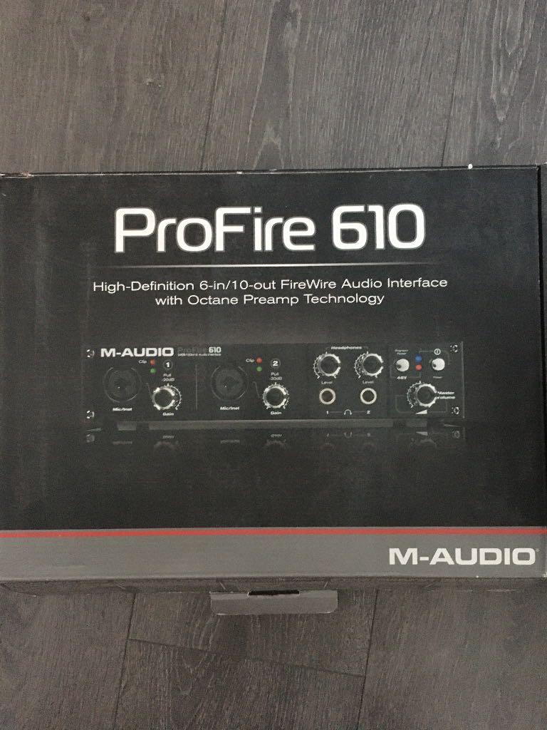 Profire 610 Adapter Profire 610 Mint Condition Audio Interface, Hobbies & Toys, Music ...