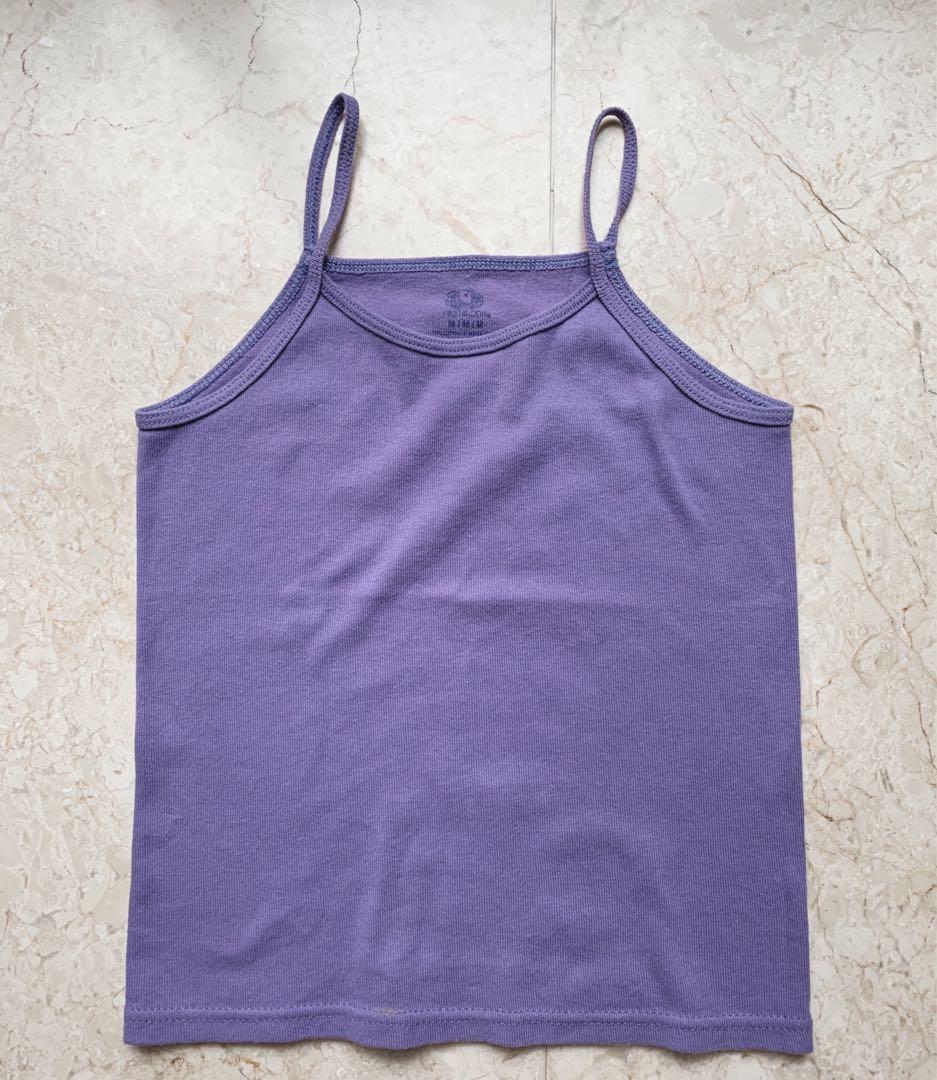 Purple basic halter (Category: Sleeveless) located in Singapore. Submitted by cherriesss.11 (Listing ID 1003160127, Image 1). Description: .