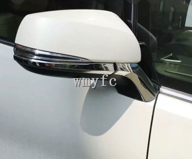 Side mirror chrome trim garnish for Vellfire Alphard 30, Car