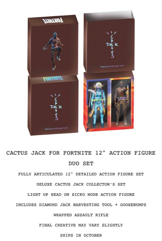 Travis Scott Action Figure Duo Set Toys Games Toys On Carousell
