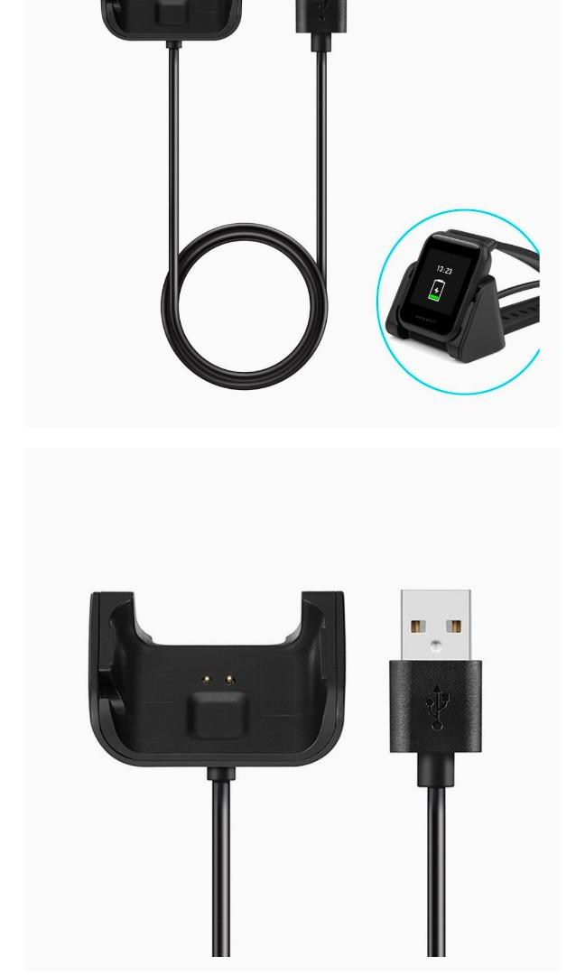 Usb Charging Dock Charger For Xiaomi Huami Amazfit Bip Lite Watch Electronics Computer Parts Accessories On Carousell