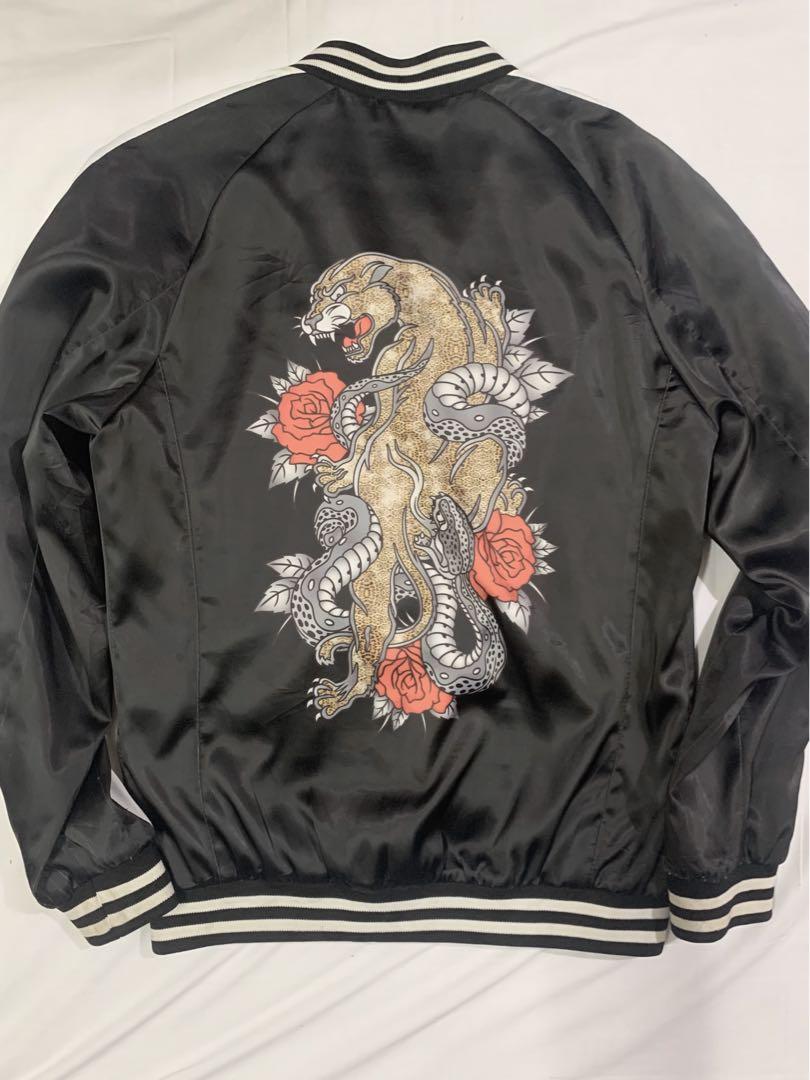 Satin dragon new arrivals jacket