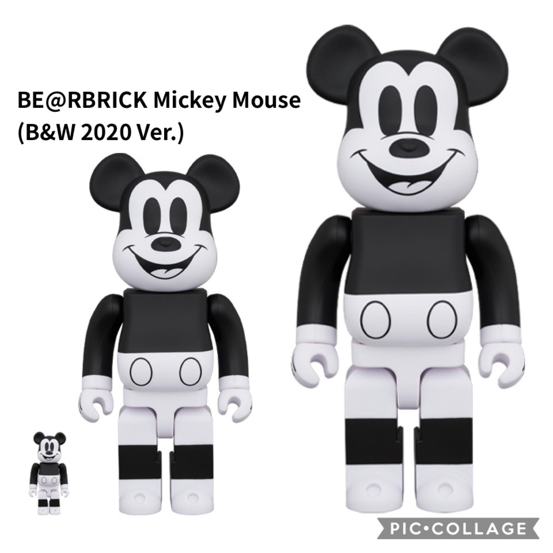 BE@RBRICK MICKEY MOUSE B&W 2020 1000％ | www.myglobaltax.com