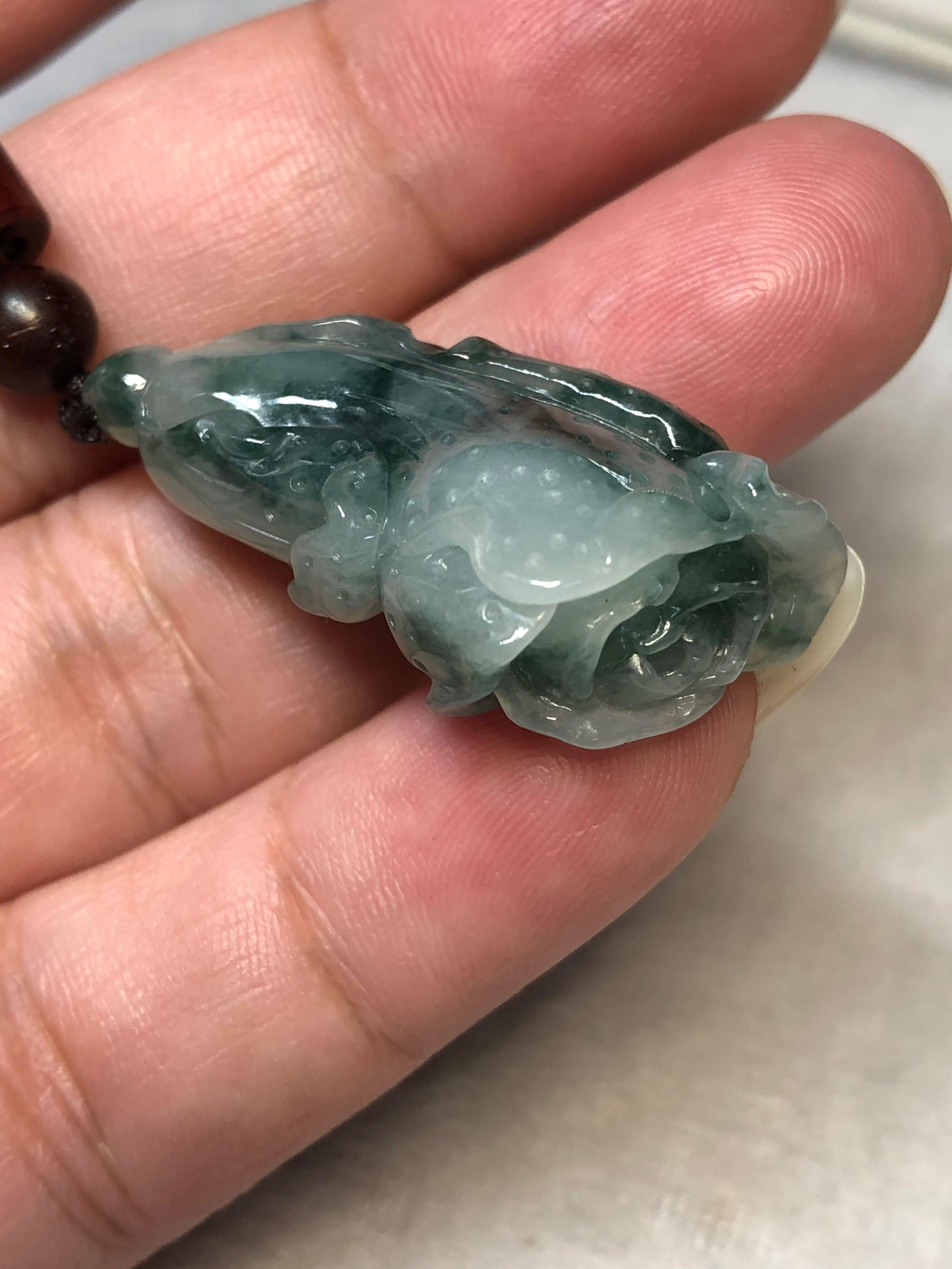 飘绿花白菜吊坠 Floating Flower Cabbage Pendant Vintage Collectibles Vintage Watches Jewelry On Carousell