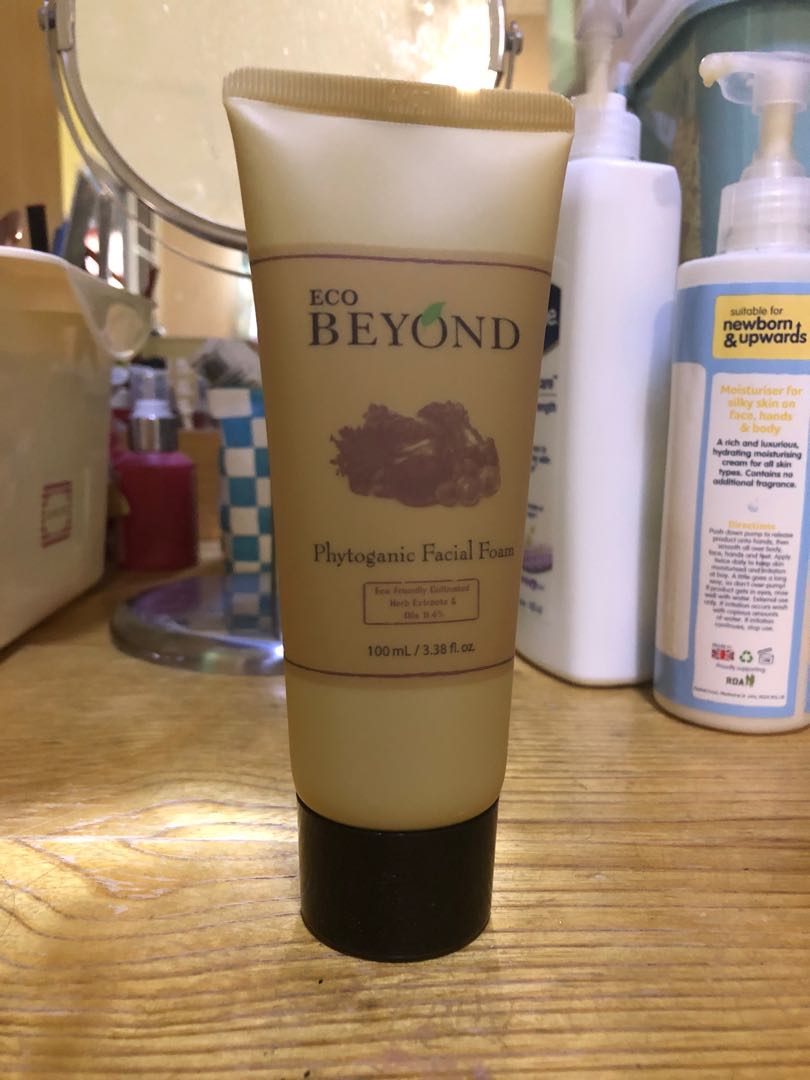 beyond phytoganic facial foam