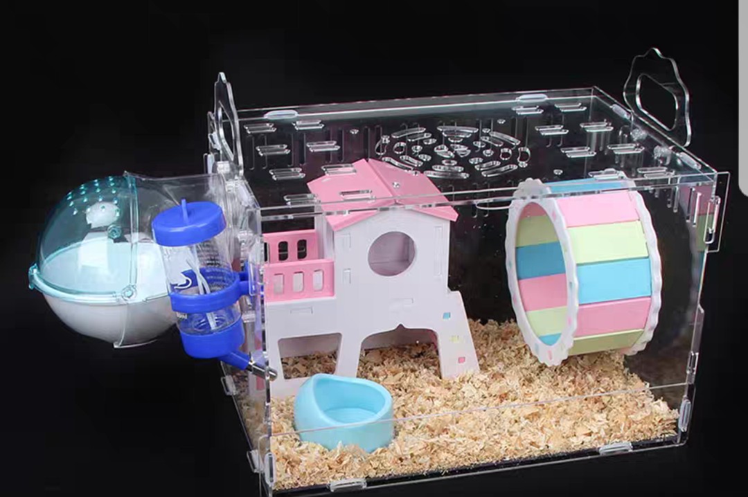 精美透明倉鼠籠套裝 Transparent hamster cage set