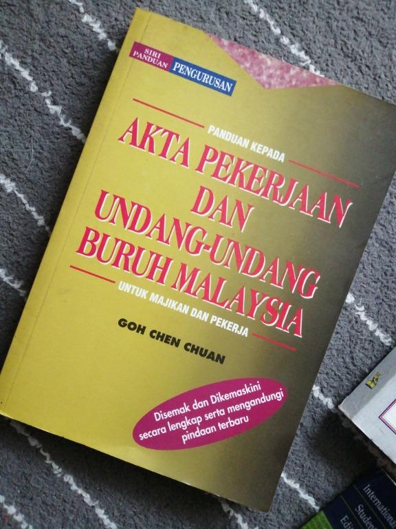 Akta Pekerjaan Books Stationery Books On Carousell