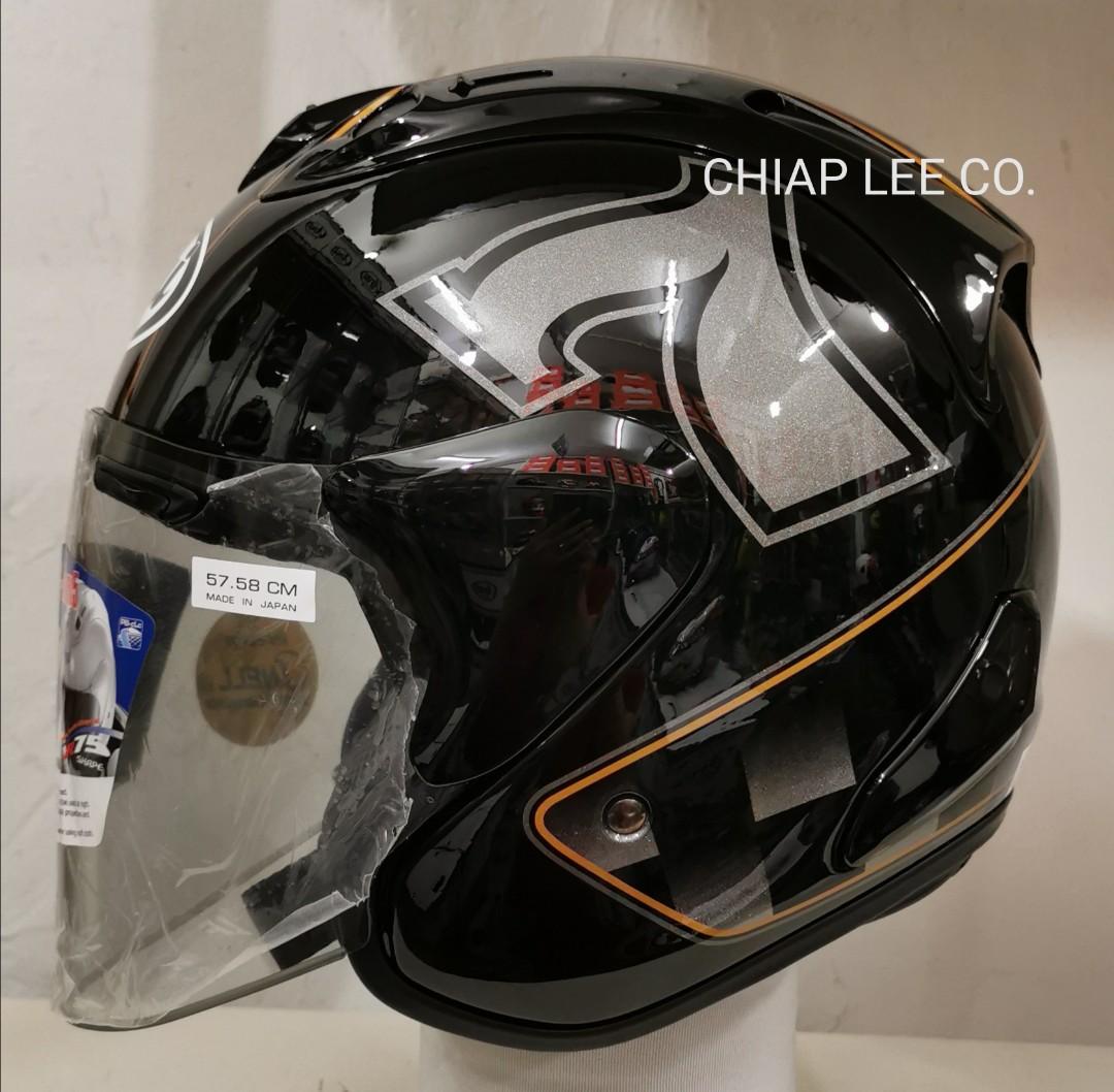 Arai Helmet @ clc (Category: Motorcycle Accessories) located in Singapore. Submitted by chiap_lee_co (Listing ID 1003258742, Image 1). Description: ARAI SZ RAM 5 CAFE RACER black MADE IN JAPAN.