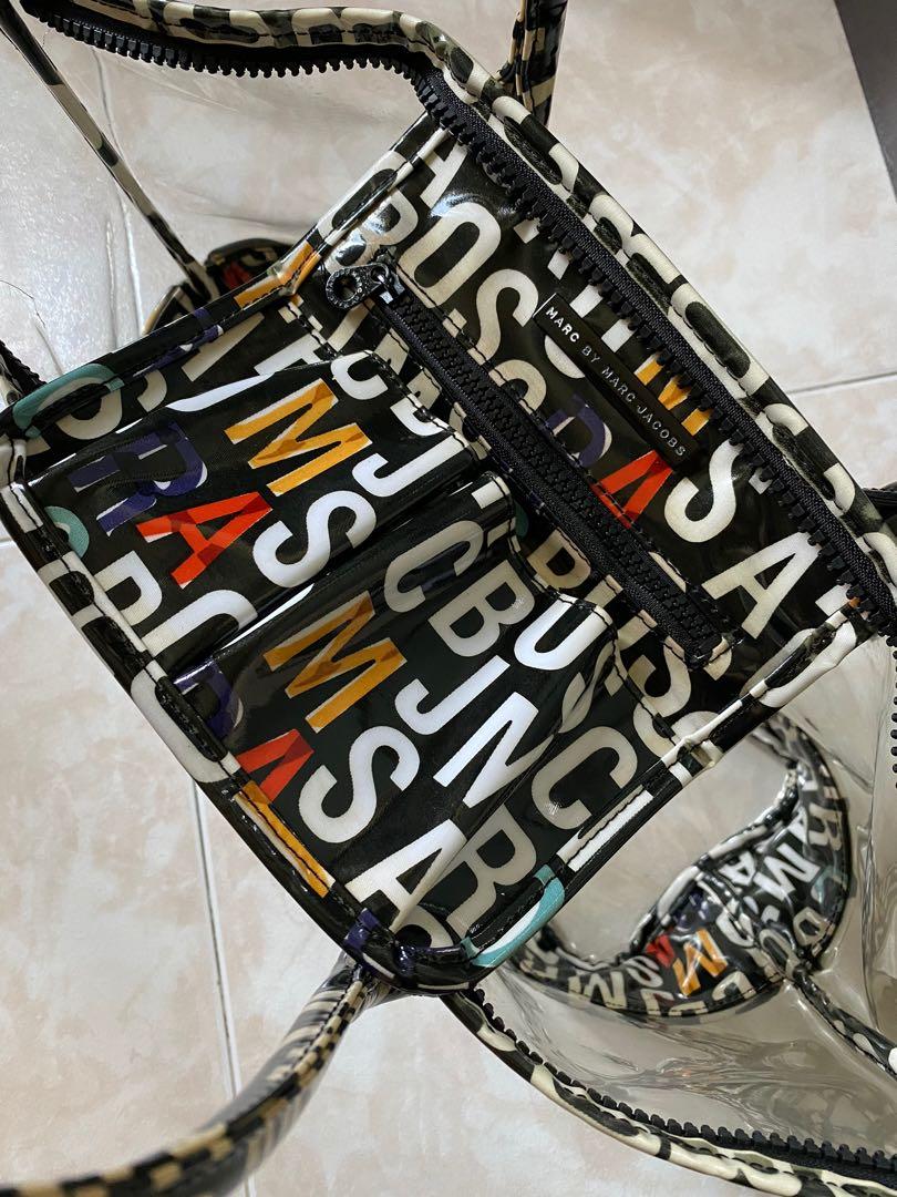Authentic Marc Jacobs transparent PVC bag for sale
