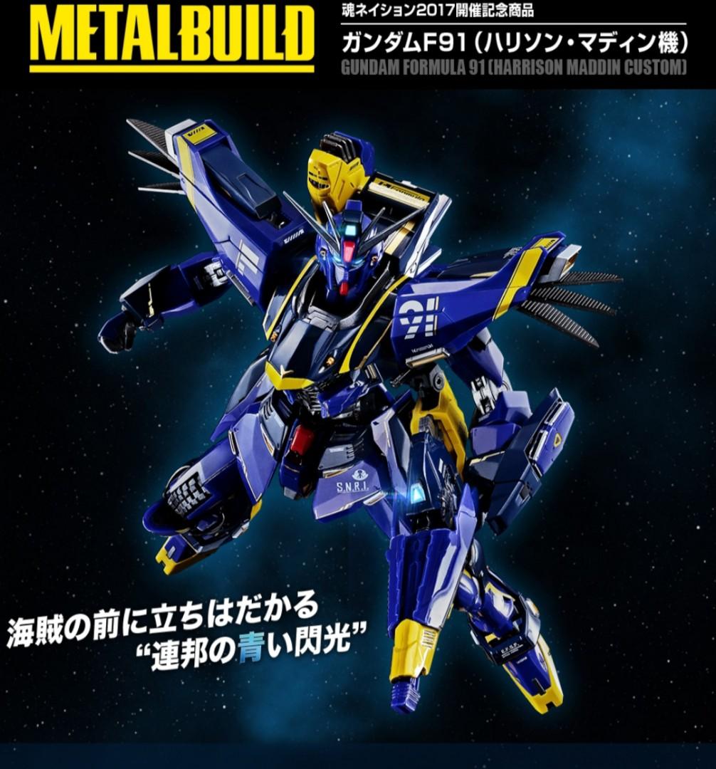 Bandai Metal Build Gundam F91 Harrison Madin Toys Games Bricks Figurines On Carousell