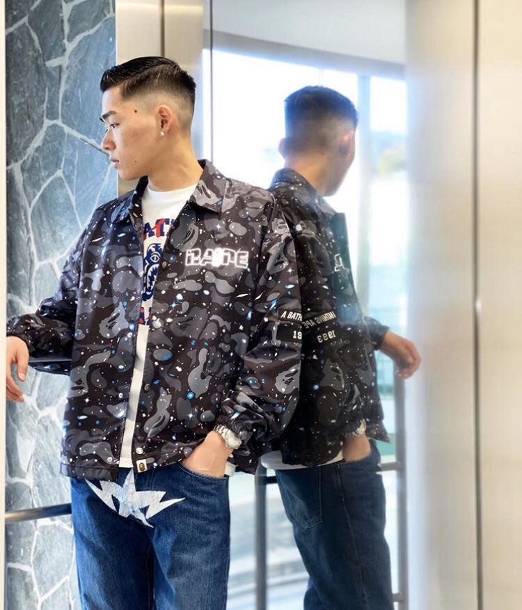 a bathing ape space camo