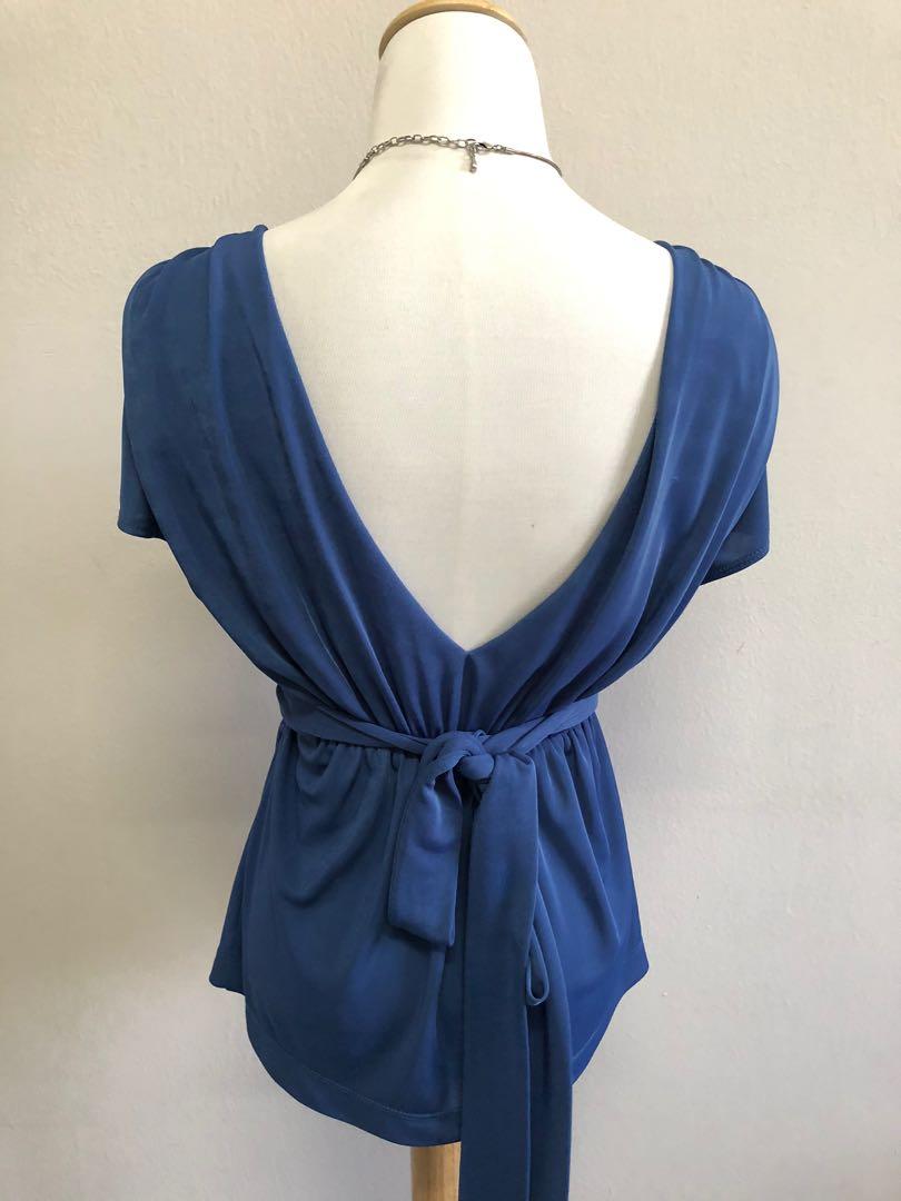 Eclipse Bare back top (Category: Sleeveless) located in Kuala Lumpur. Submitted by prelovedbyizura (Listing ID 1003313862, Image 2). Description: 🌸 Accessory necklace not included 🌸 Open back. 🌸 Worn twice. 🌸 Condition : 8/10.