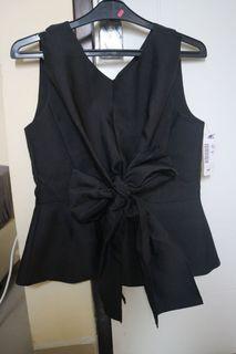 Black Peplum Top (Atasan Hitam Baju Lebaran) #HariRaya50