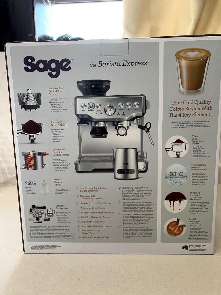Breville Barista Express BES875BSS, TV 