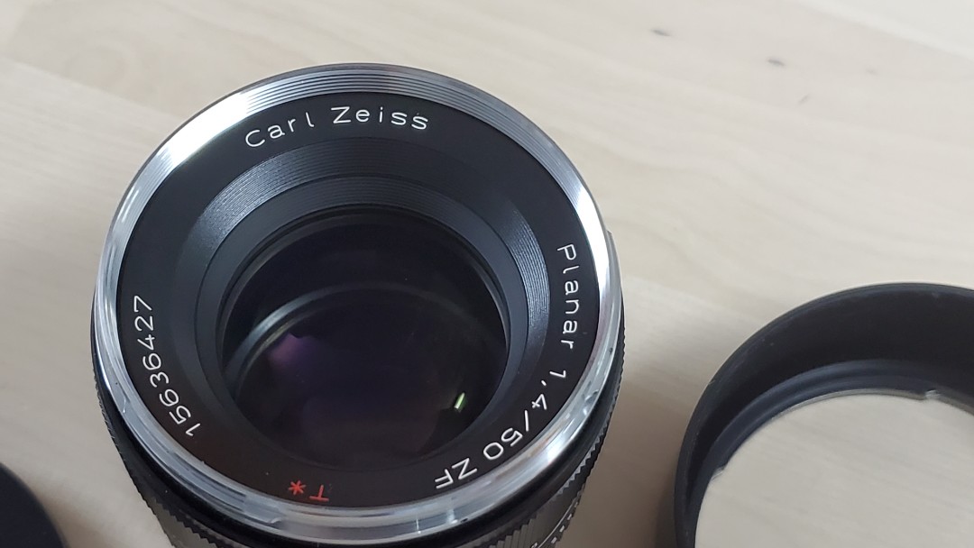 カメラ レンズ(単焦点) Carl Zeiss Planar T* 50mm 1.4 ZF For nikon 合菲林機, 合無反機用 