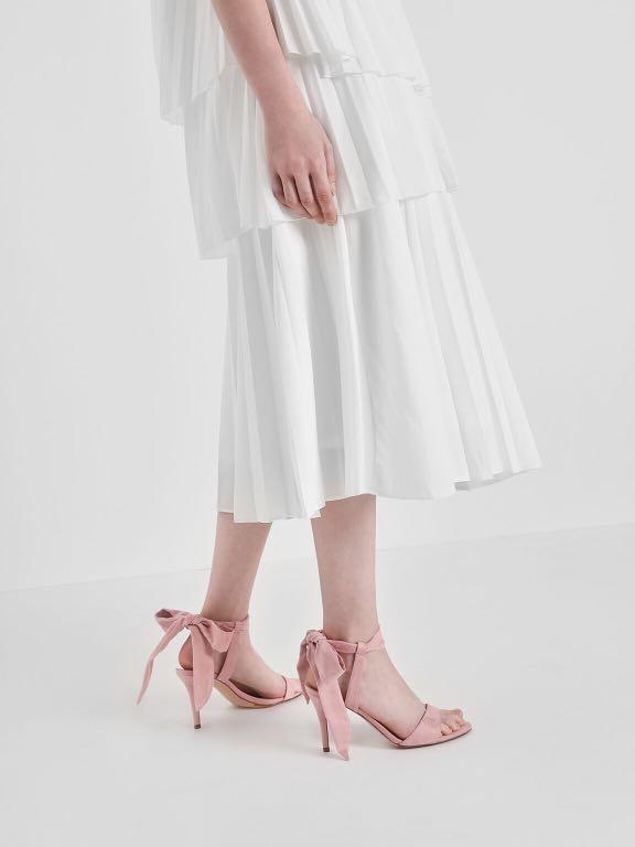 Tie back new arrivals heels