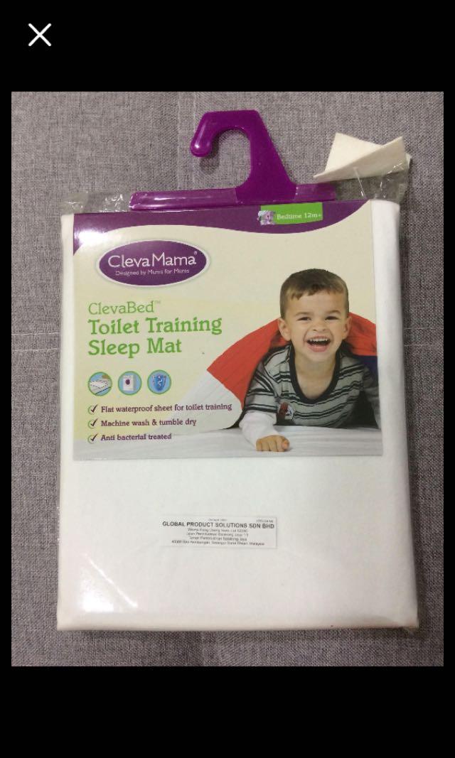 Clevamama Waterproof Sleep Training Mat Baby Mattress Protector
