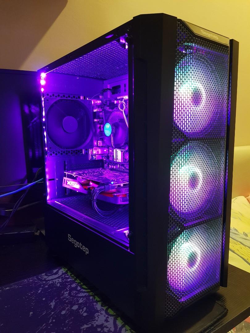 Cod Warzone Pubg Gaming Pc Intel I5 8400 Xfx Rx 570 Electronics Computers Desktops On Carousell
