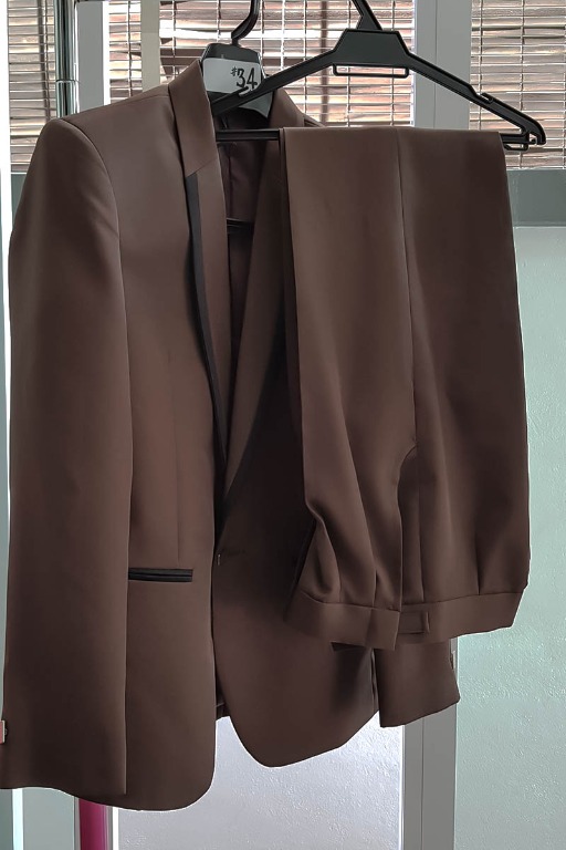 Coffee color shop coat pant