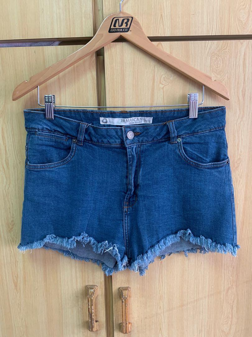Size 14 women's denim shorts clearance